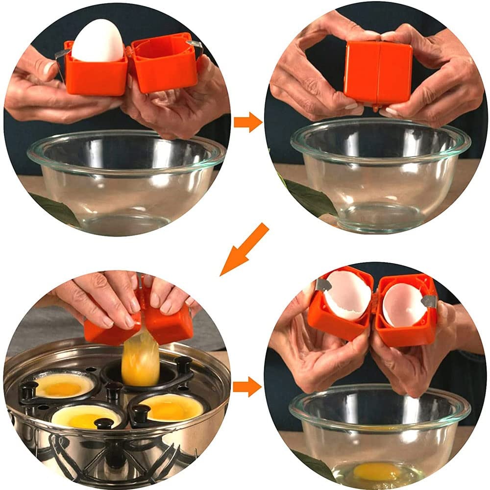 🔥Limited-time 😮💨 Buy 1 Get 1 Free !!!🍳 Quick Egg Cracker Tool – Open Hundreds Of Eggs Faster & Cleaner 🔥
