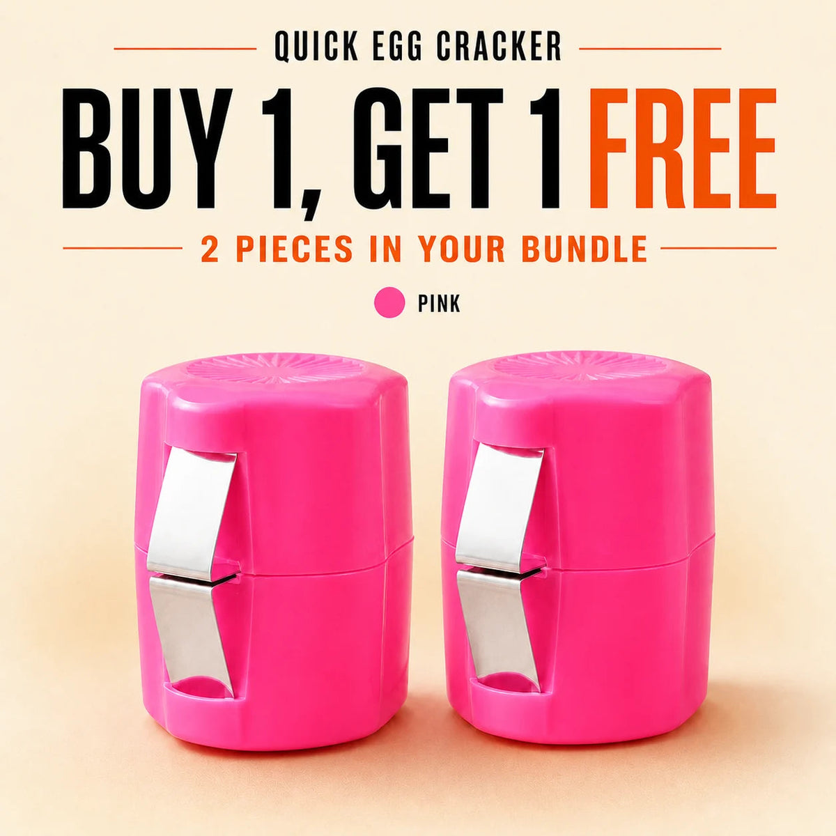 🔥Limited-time 😮‍💨 Buy 1 Get 1 Free ！！！🍳Pureluxo® Quick Egg Cracker Tool – Open Hundreds Of Eggs Faster & Cleaner 🔥
