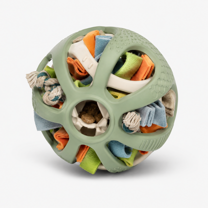 Interactive Snuffle Puzzle Ball for Dogs – Treat-Dispensing Enrichment Toy