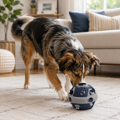 SnuffleSphere Interactive Treat Puzzle Ball – Sniff, Search & Play