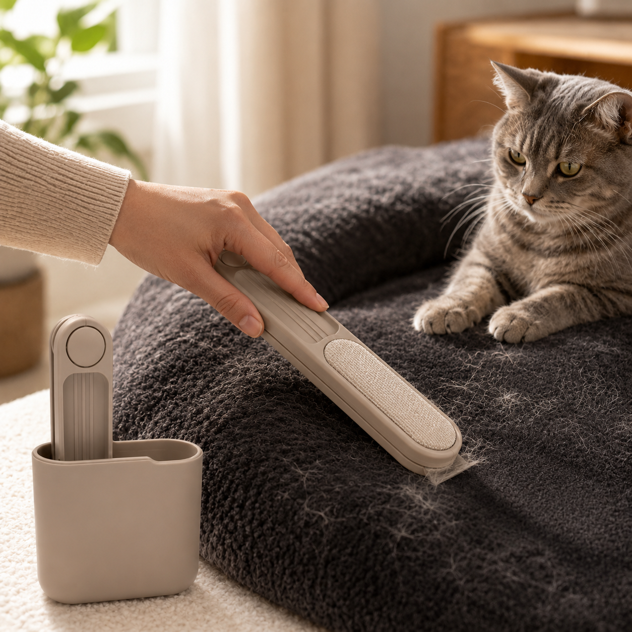 FurNest 2-in-1 Reusable Pet Hair Remover Set