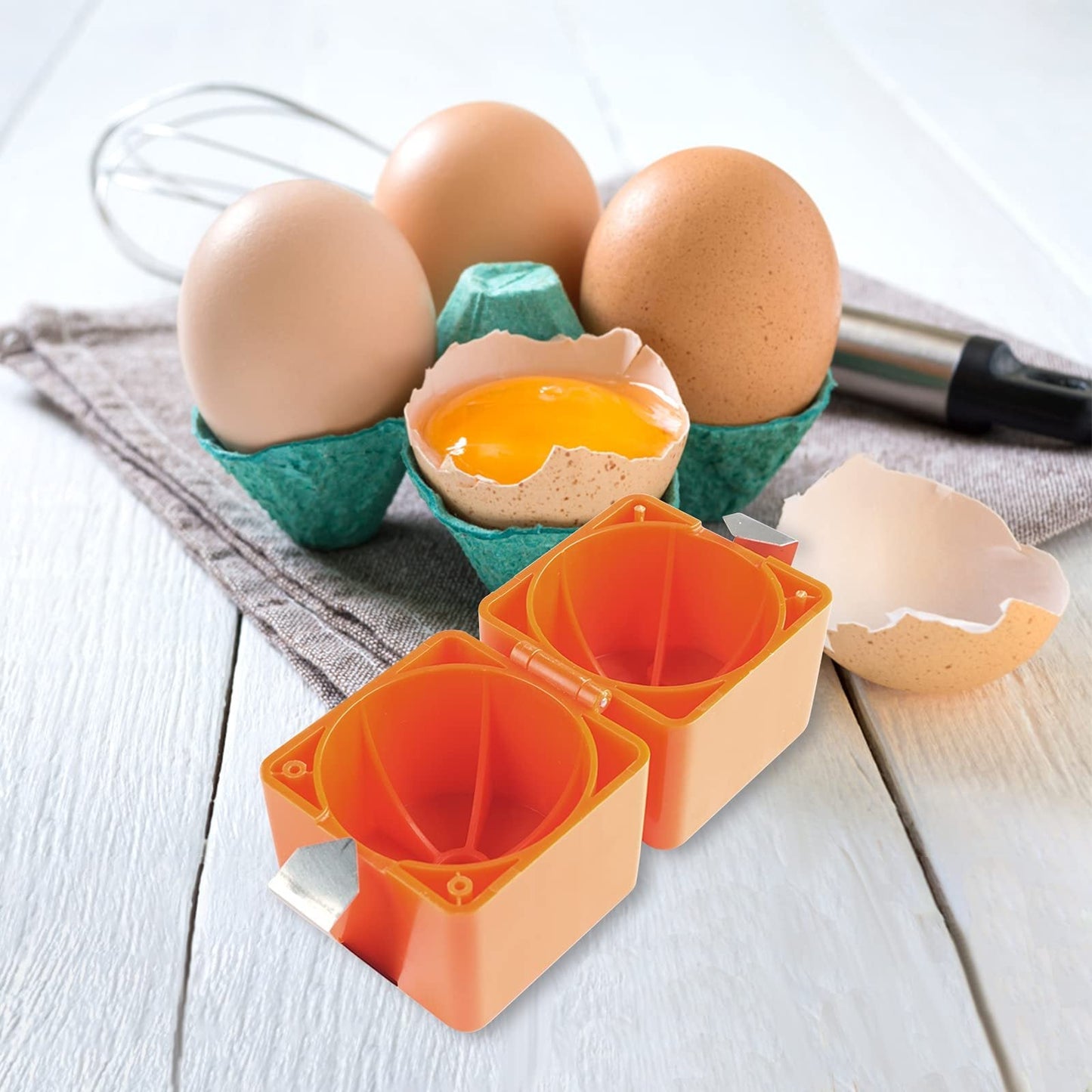 🔥Limited-time 😮‍💨 Buy 1 Get 1 Free ！！！🍳 Quick Egg Cracker Tool – Open Hundreds Of Eggs Faster & Cleaner 🔥