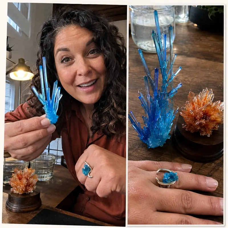 HUBUQ® CrystalGenesis — Luxury Textured Crystal Growing Kit