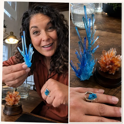 HUBUQ® CrystalGenesis — Luxury Textured Crystal Growing Kit