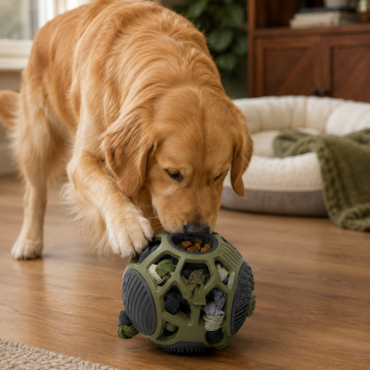 Adventure Snuffle Puzzle Ball for Dogs – Treat Dispensing & Slow Feeding Toy