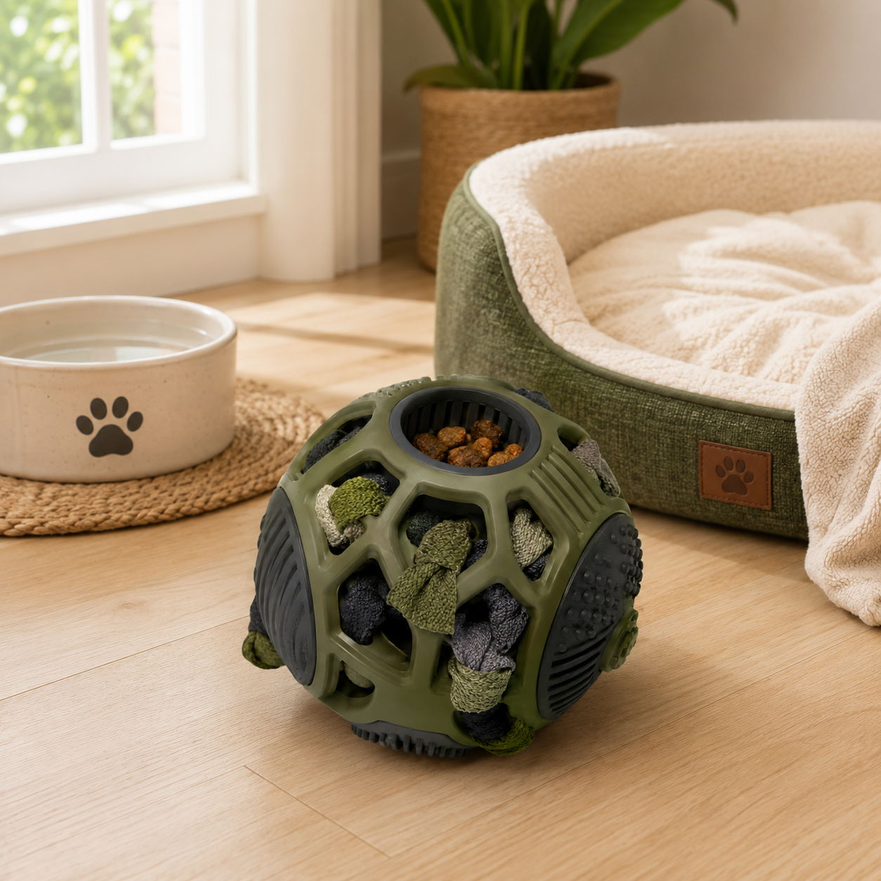 Adventure Snuffle Puzzle Ball for Dogs – Treat Dispensing & Slow Feeding Toy