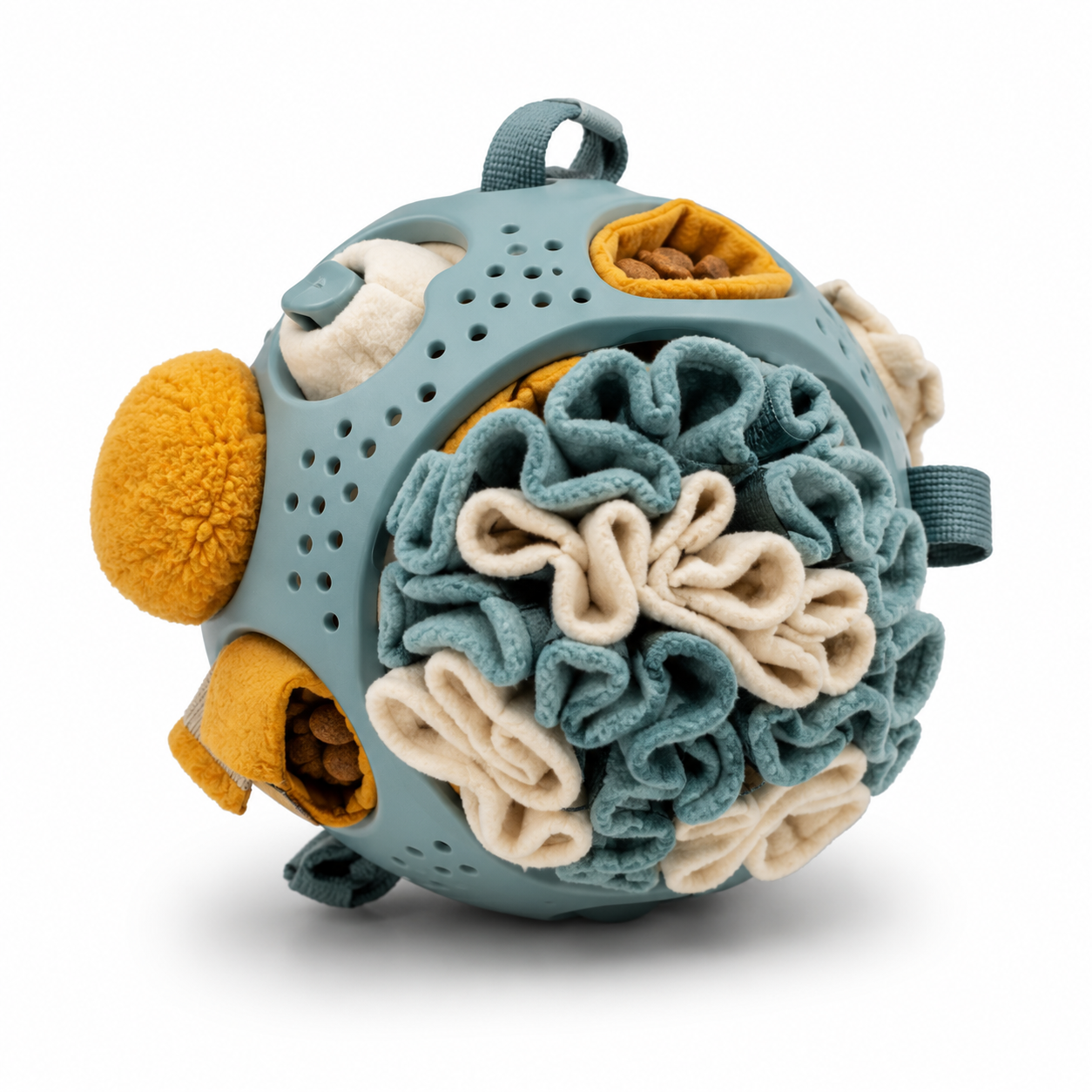 BloomSniff Interactive Dog Puzzle Ball – Treat Hiding & Slow Feeding Toy