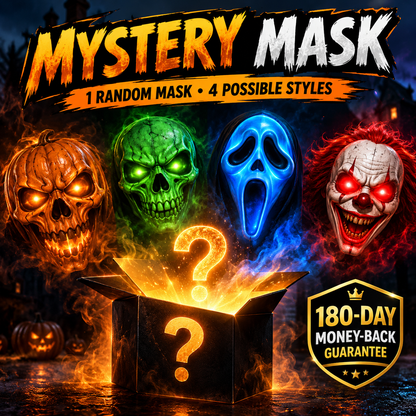 🎃 Careflux® 2026 Interactive Glow Halloween Mask 👻🌫️🔊