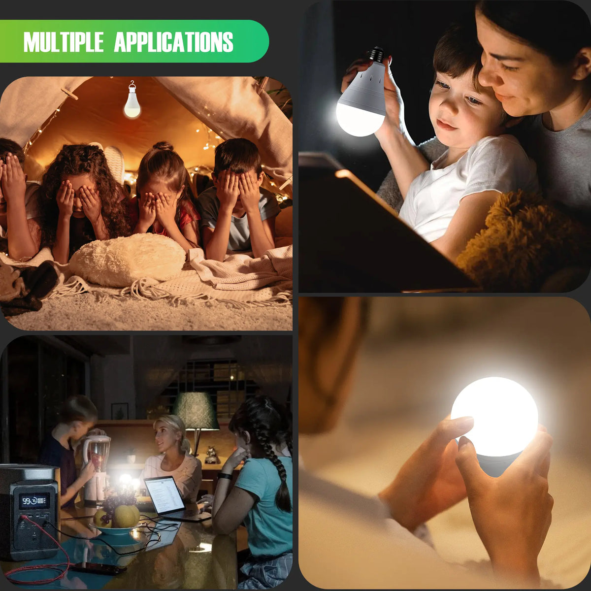 BVJ®🔥LAST DAY 70% OFF ✨ Rechargeable Emergency Light Bulbs – Stay Lit During Outages