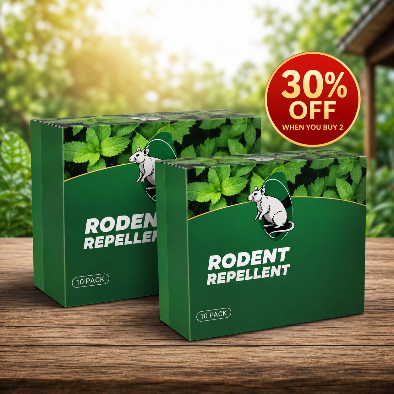 💥LAST DAY SALE 50%OFF💥🟢Healrize®Natural Peppermint Rodent Repellent Tablets – 10 Pack