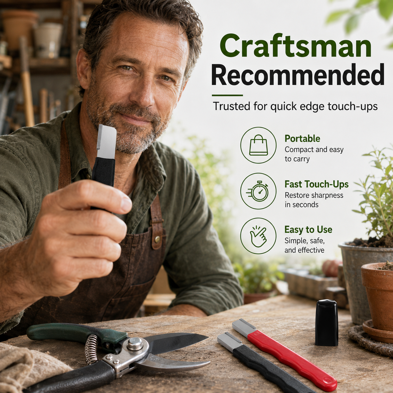 🔪  2026 Multi-Function Knife Sharpener – Restore Dull Blades Fast With 3-in-1 Sharpening System🧡
