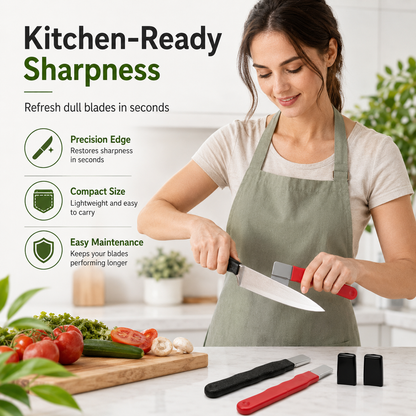 🔪  2026 Multi-Function Knife Sharpener – Restore Dull Blades Fast With 3-in-1 Sharpening System🧡