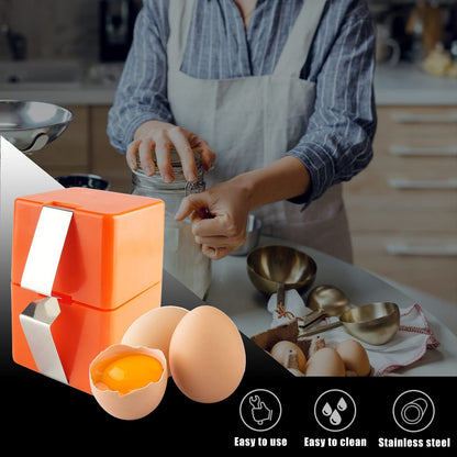 🔥Limited-time 😮‍💨 Buy 1 Get 1 Free ！！！🍳 Quick Egg Cracker Tool – Open Hundreds Of Eggs Faster & Cleaner 🔥