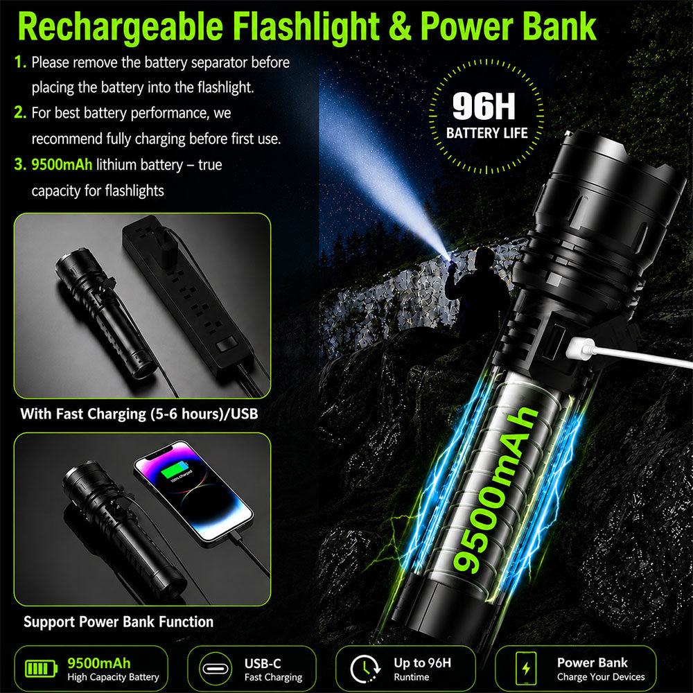 70% OFF — ENDS IN 2 HOURS Billhol® Super Bright Ultimate Survival Flashlight